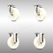 Service Caster 5 Inch 316SS Nylon Wheel Swivel Top Plate Caster Rigid, 2PK SCC-SS31620S514-NYS-2-R-2 - alternate 1
